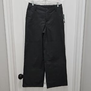 Wild Fable Women's Charcoal Gray Wide Leg Chino Pants